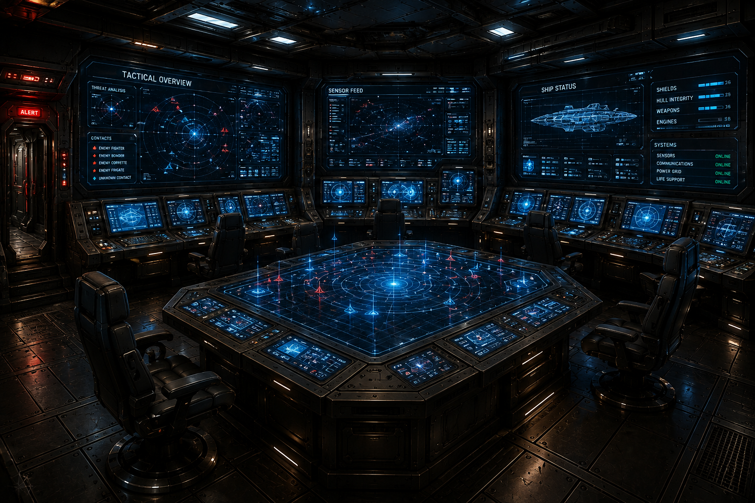 Wayfarer's Promise - Systems Monitor Station