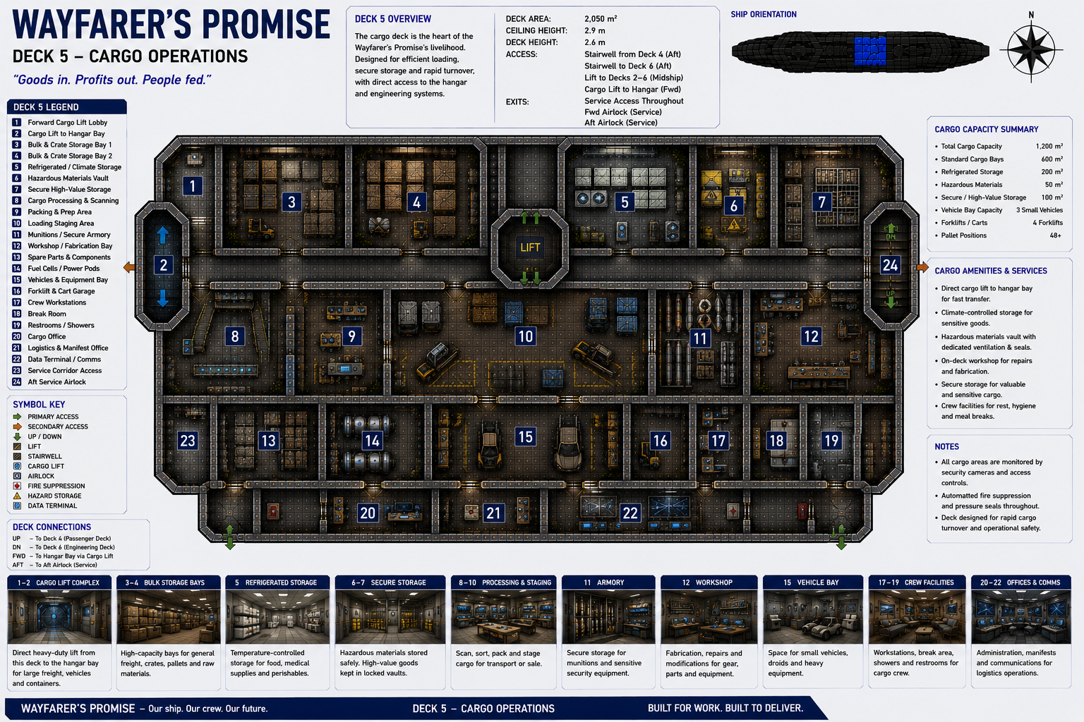 Wayfarer's Promise - Deck 5 - Cargo Operations